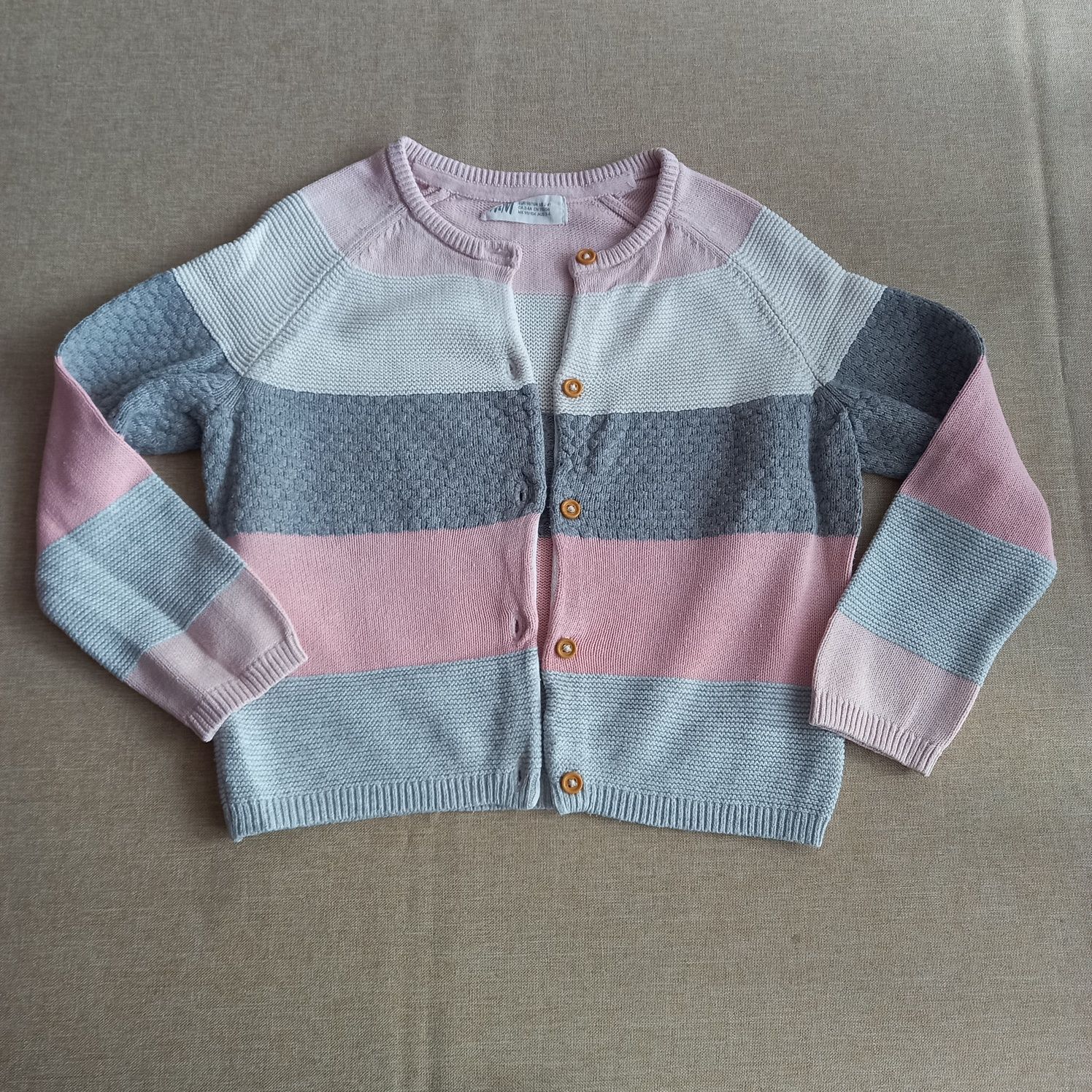 Sweterki dziewczęce, H&M, Chicco i George,  rozmiar 98-104 Zestaw
