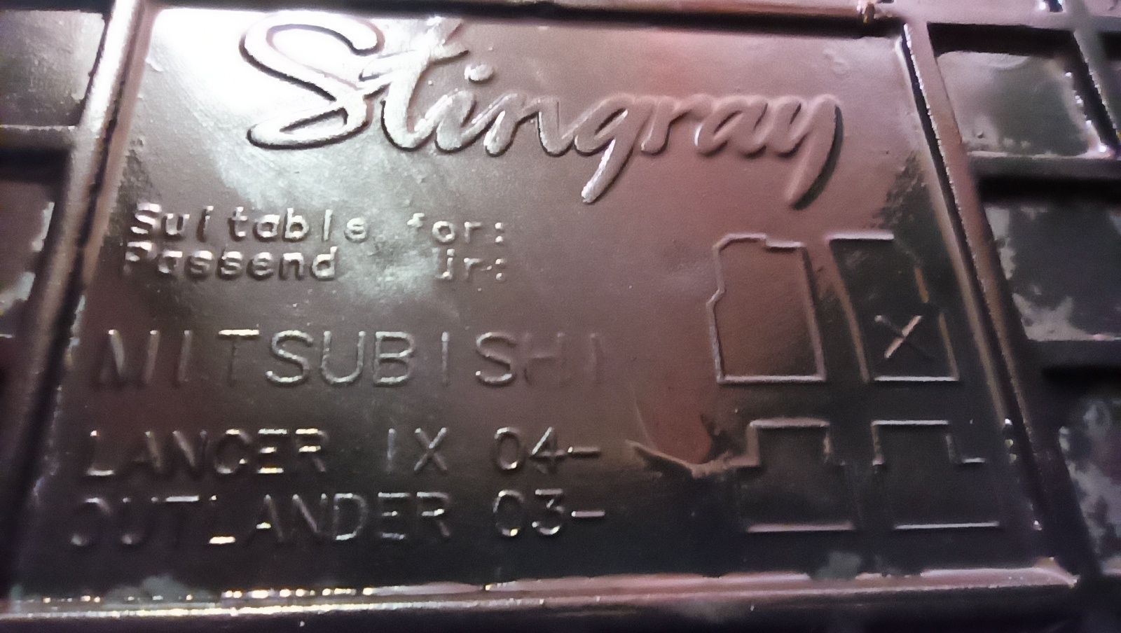 Автоковрики Stingray комплект mitsubishi outlander I без водительского