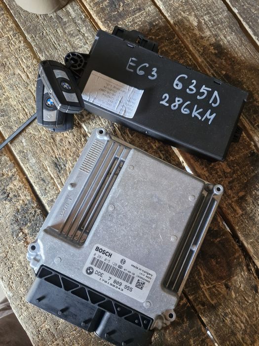 Sterownik silnika ECU zestaw startowy bmw e90 e60 e63 3.0d Biturbo M57