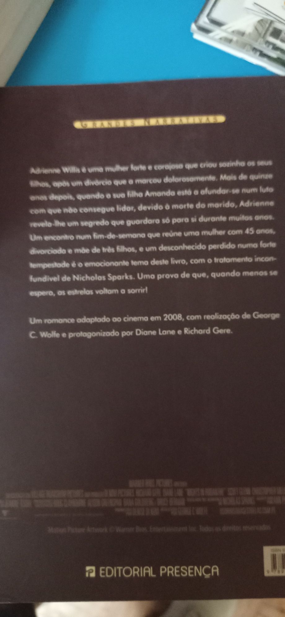 Livro O sorriso das Estrelas Nicholas Sparks