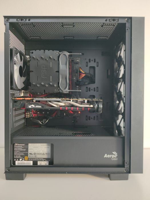 Desktop Gaming i7 16GB RAM GTX 980 Caixa Vidro Temperado e FANs ARGB