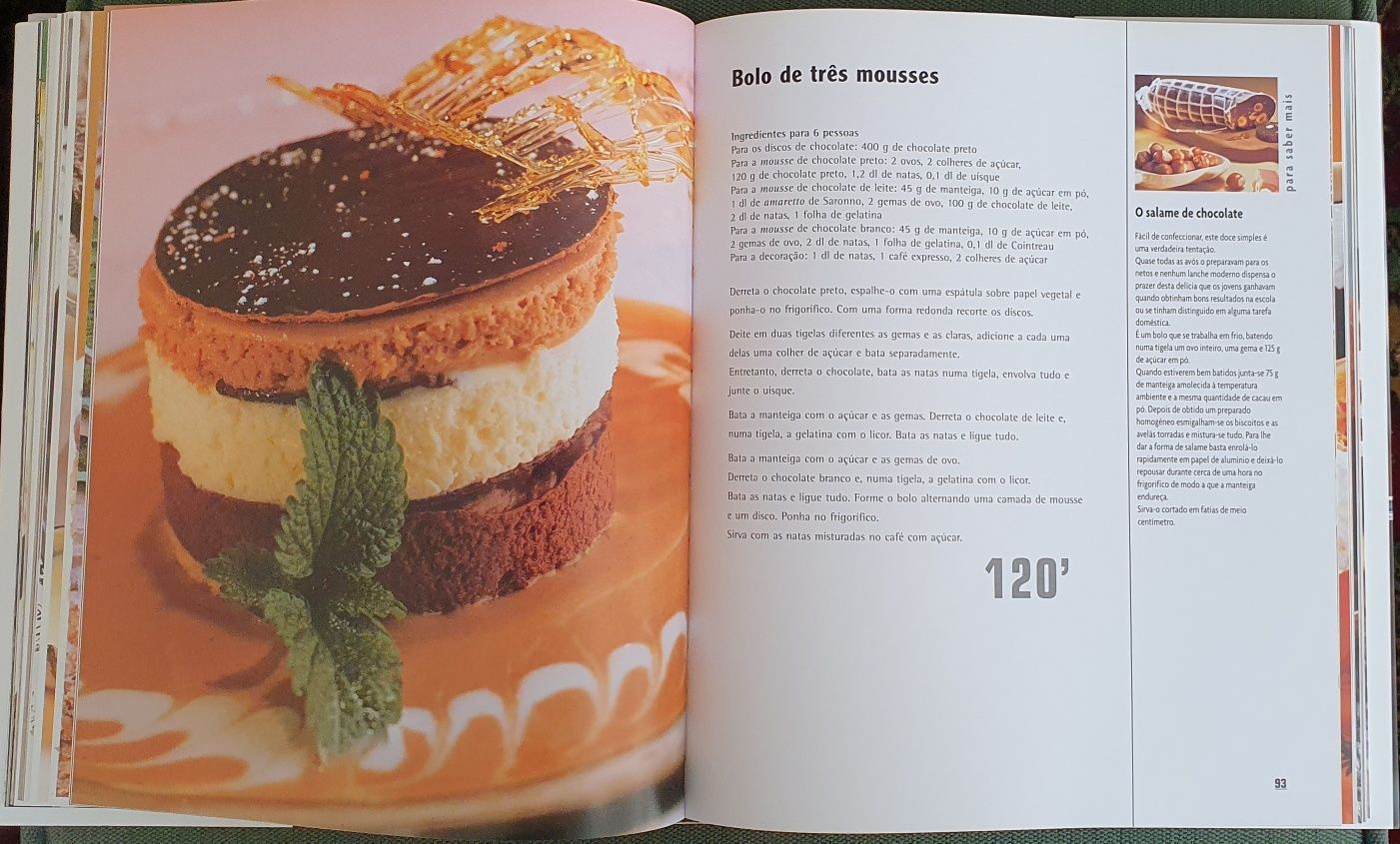 Livro " O Chocolate tentações & prazeres"