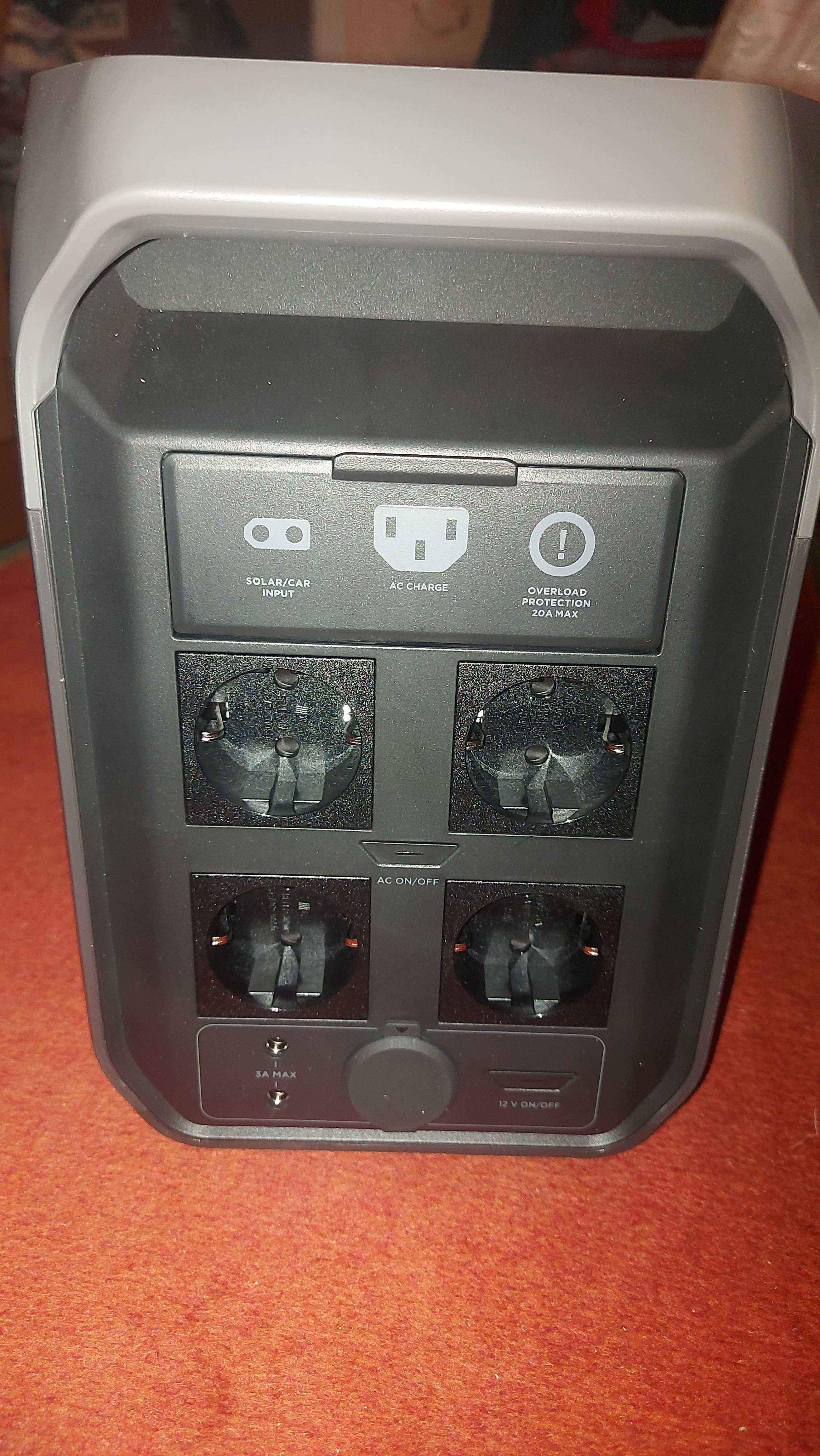 Зарядна станція EcoFlow DELTA3 EF-DL-H-13-3 1800Вт швидка зарядка евро