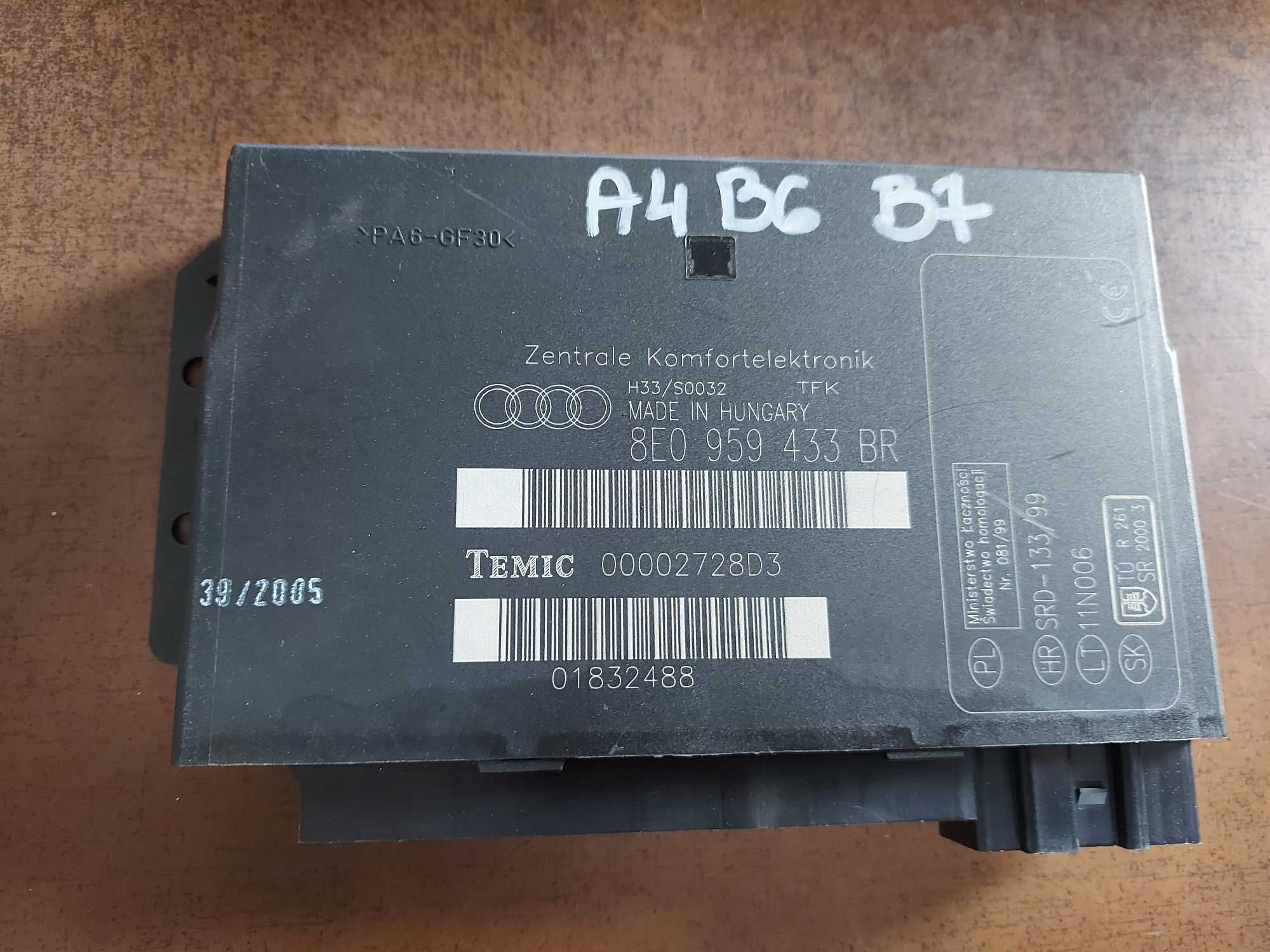Audi A4 B6 B7 moduł 8E0.959.433BR FV dostawa