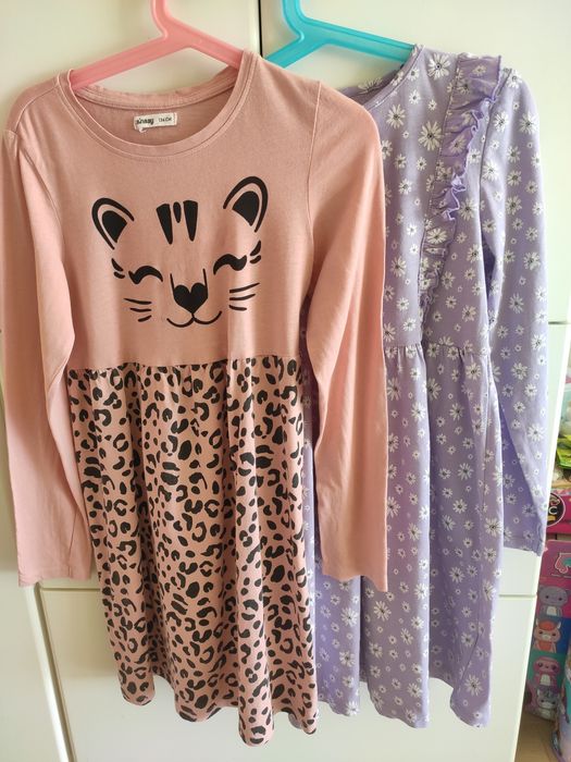 2 sukienki dziewczęce