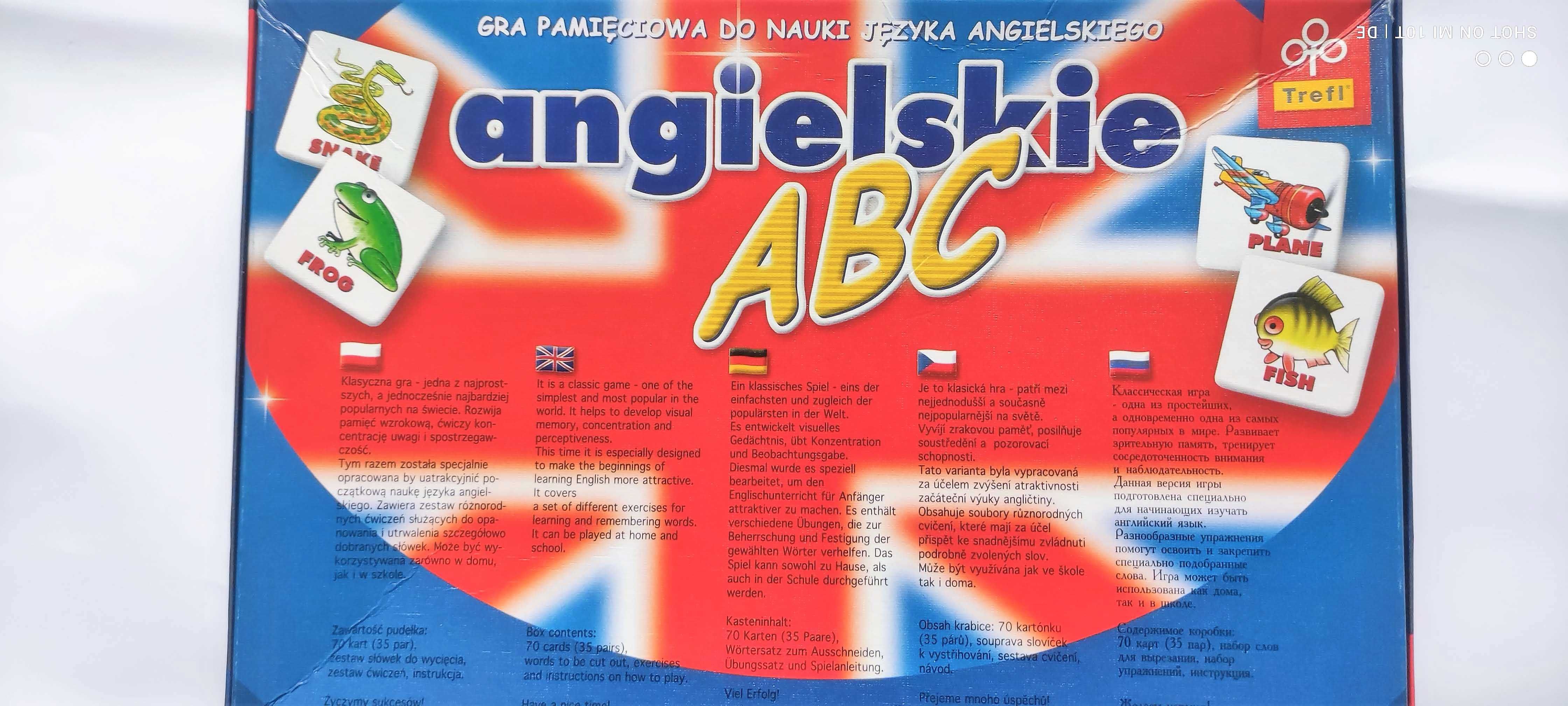 gra edukacyjna dla dzieci do nauki języka angielskiego ANGIELSKIE ABC