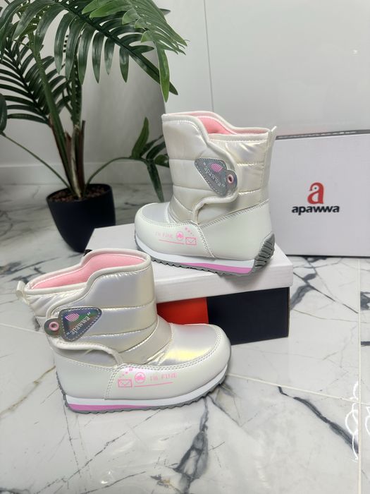 Зимові утеплені чоботи термо apawwa 27 28 29 30 31 32
