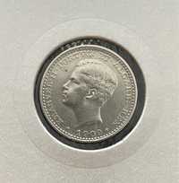 Moeda 100 Reis 1909 prata