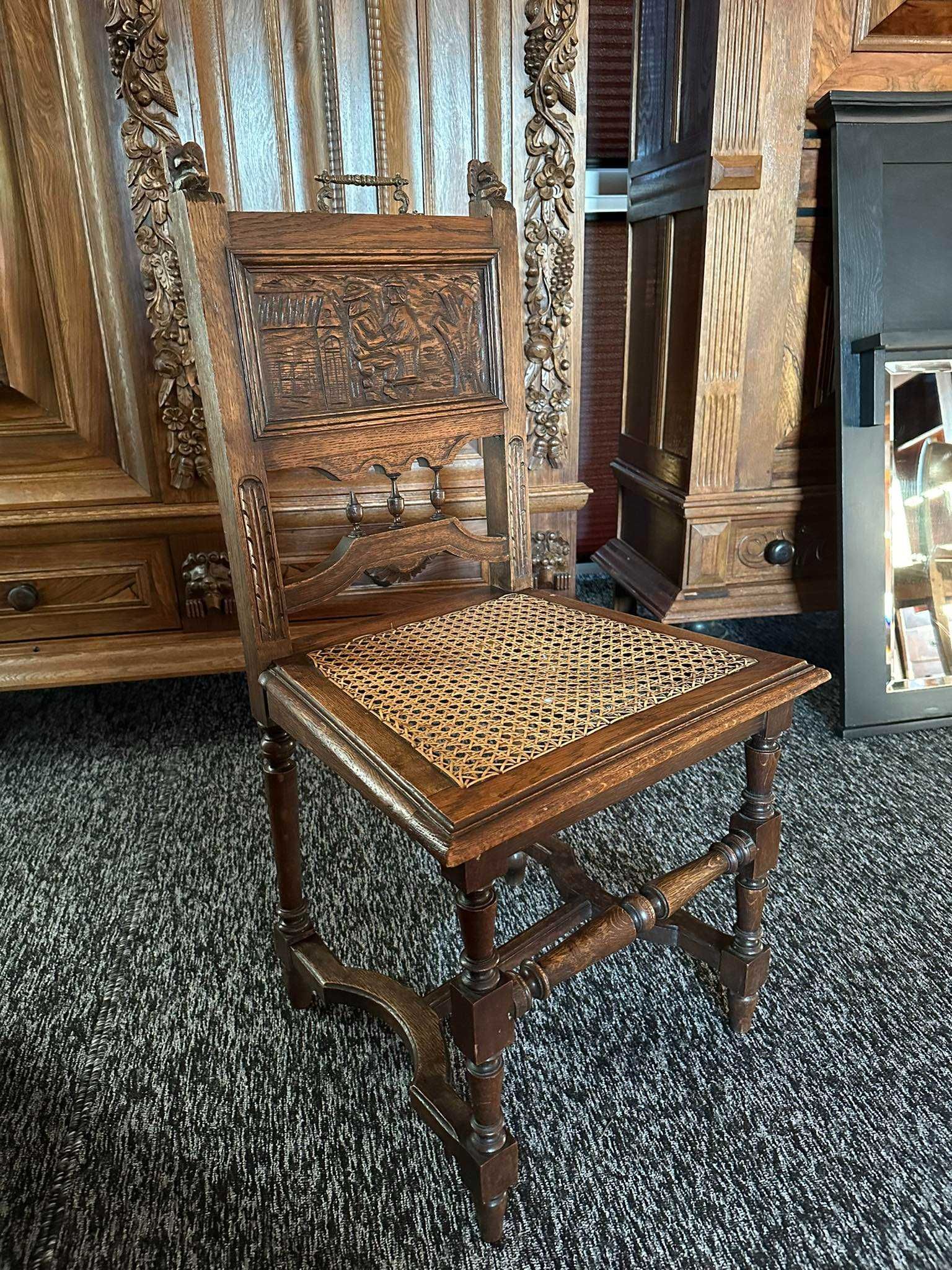 Krzesło Henrykowskie, Elektyczne, Dąb, Holandia