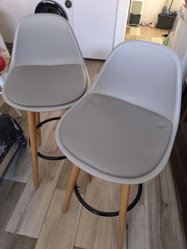 Cadeiras de Bar cinzento