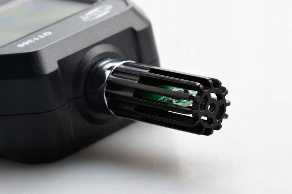 Termohigrometr Wilgotnościomierz Miernik Wilgotności Temperatury LCD