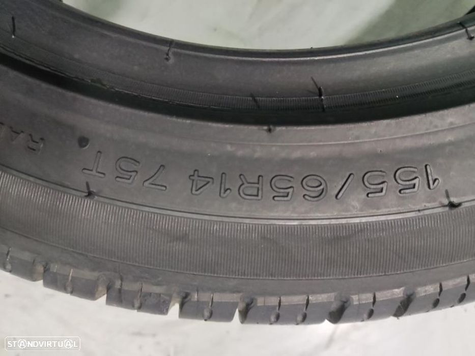 2 pneus semi novos 155-65r14 michelin - oferta dos portes 75 EUROS
