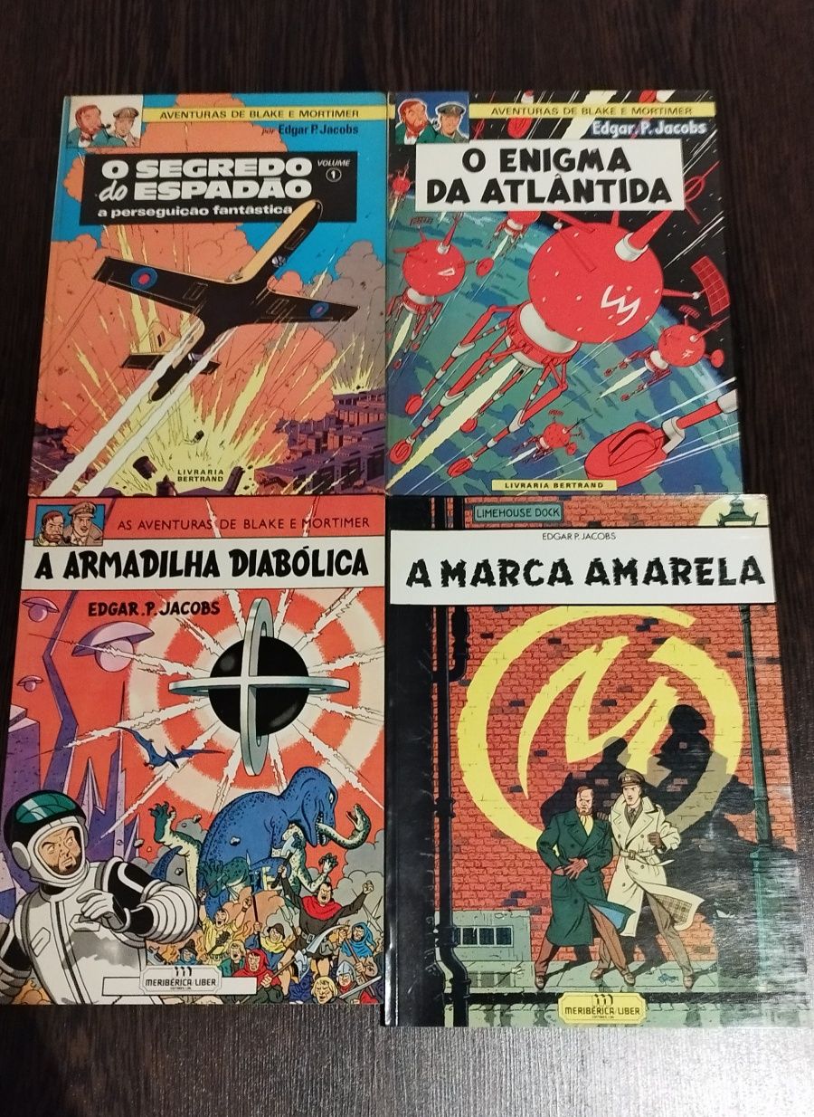 As aventuras de Blake e Mortimer (4 livros)