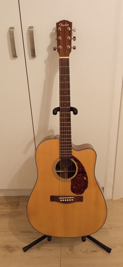 Gitara elektro-akustyczna Fender CD-140SCE NAT + REGULACJA LUTNICZA