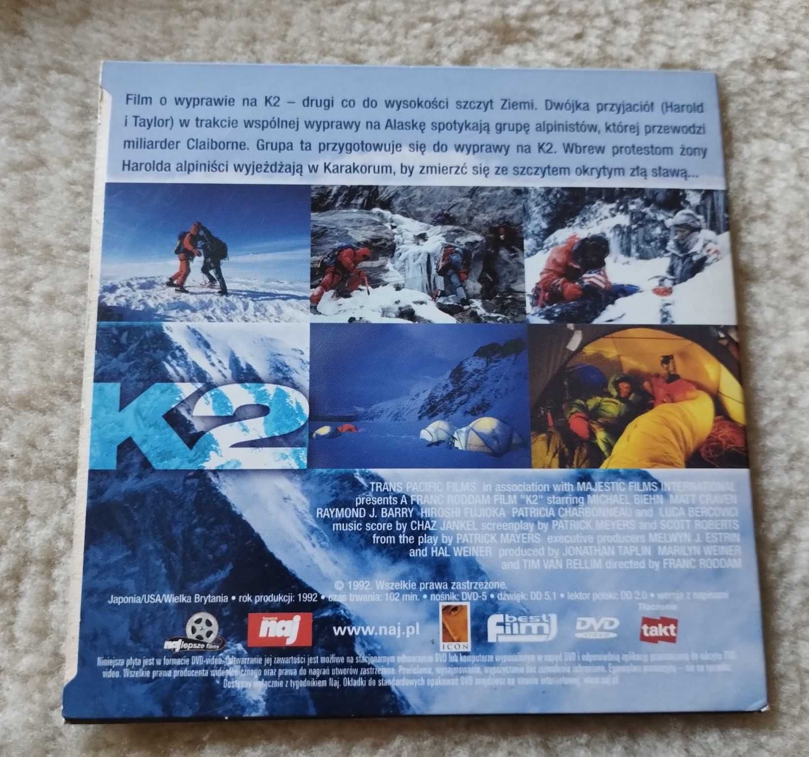 K2, wyprawa górska, góry, film, płyta dvd