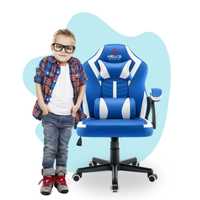 Fotel Gamingowy Hell's Chair HC-1001KIDS BLUE - outlet 3MS 0508