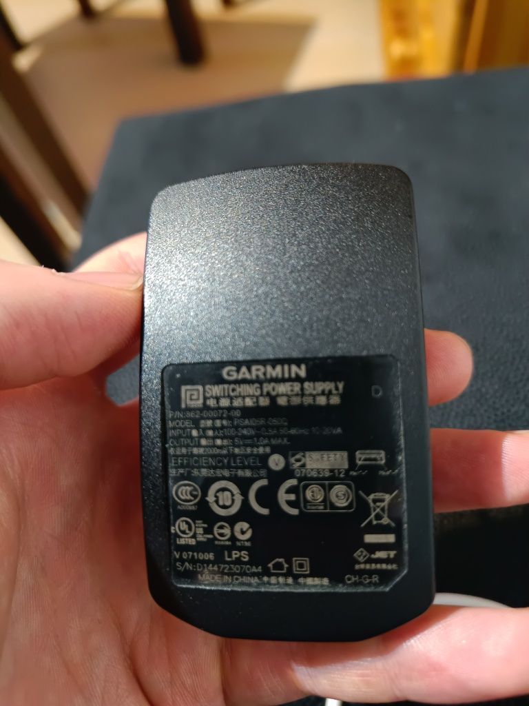 Zasilacz Garmin 230V działający Adapter Kostka