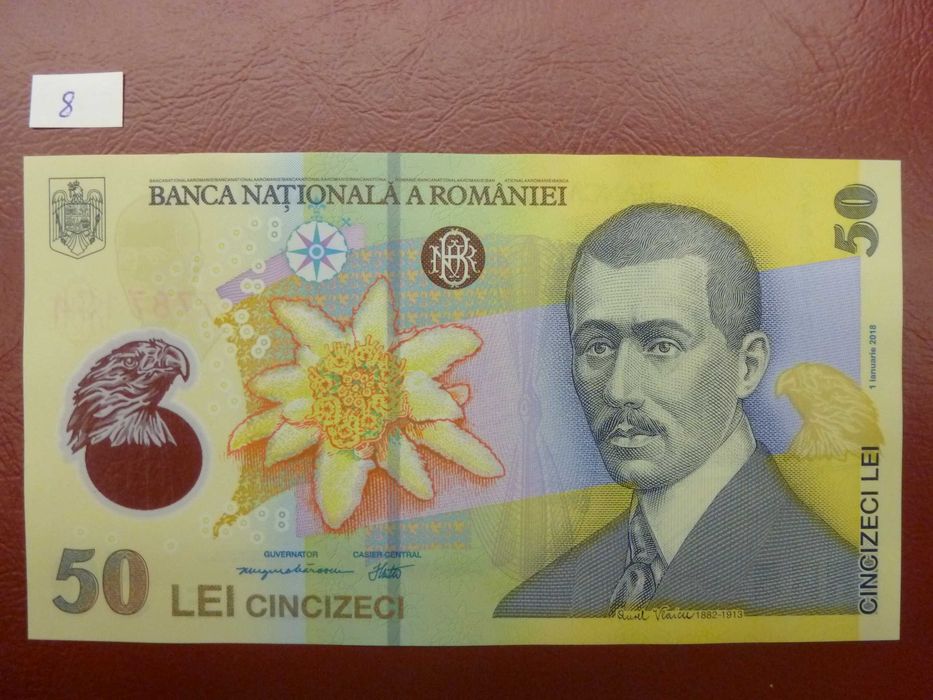 Banknot polimerowy Rumunia 50 lei