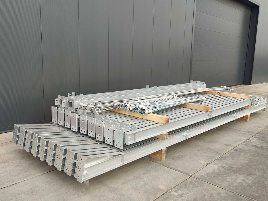 Konstrukcja stalowa ocynkowana magazyn 448 m2 (14m x 32m x 5m) NOWA