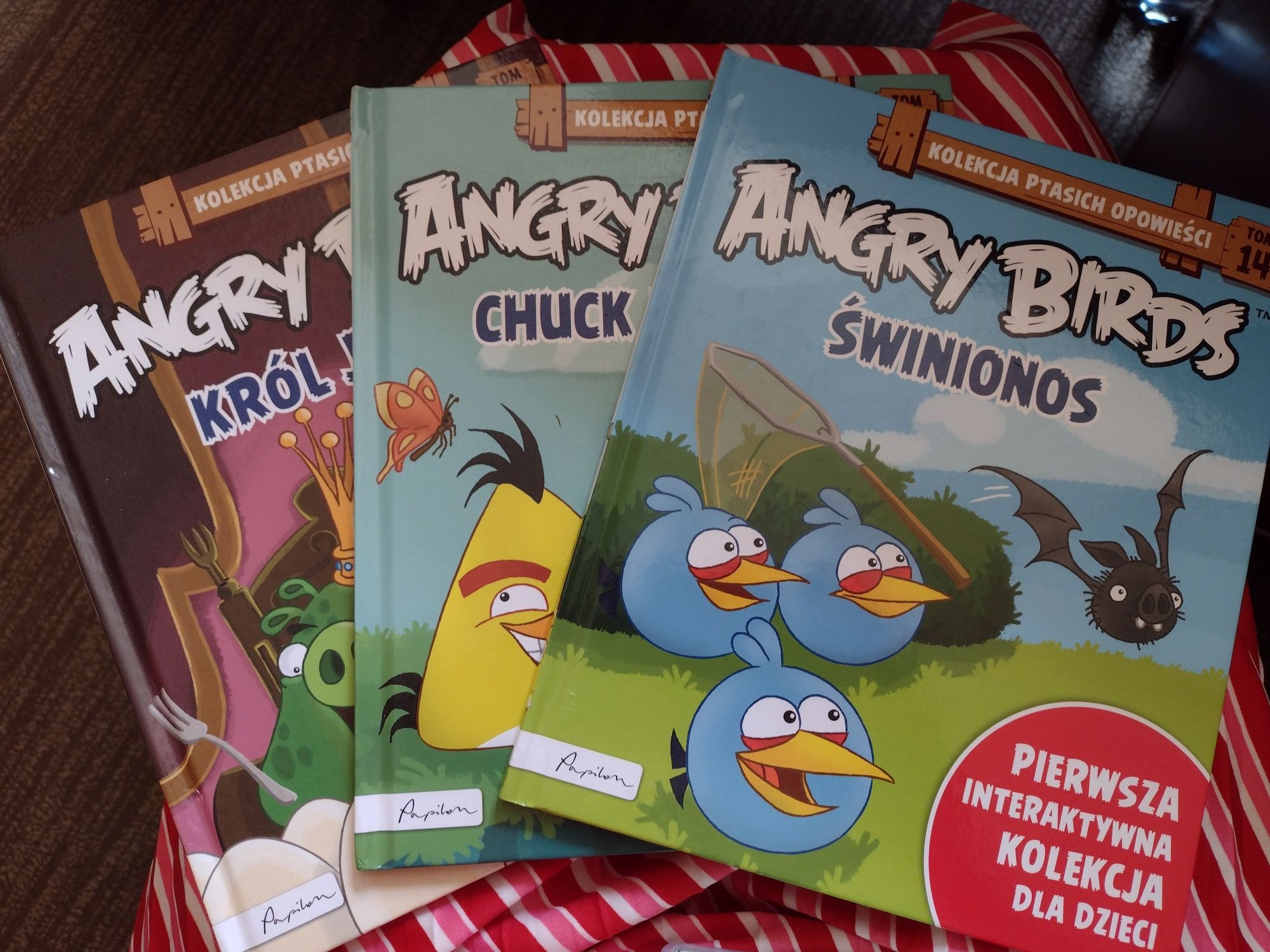 Zestaw 3 książek z kolekcji Angry Birds