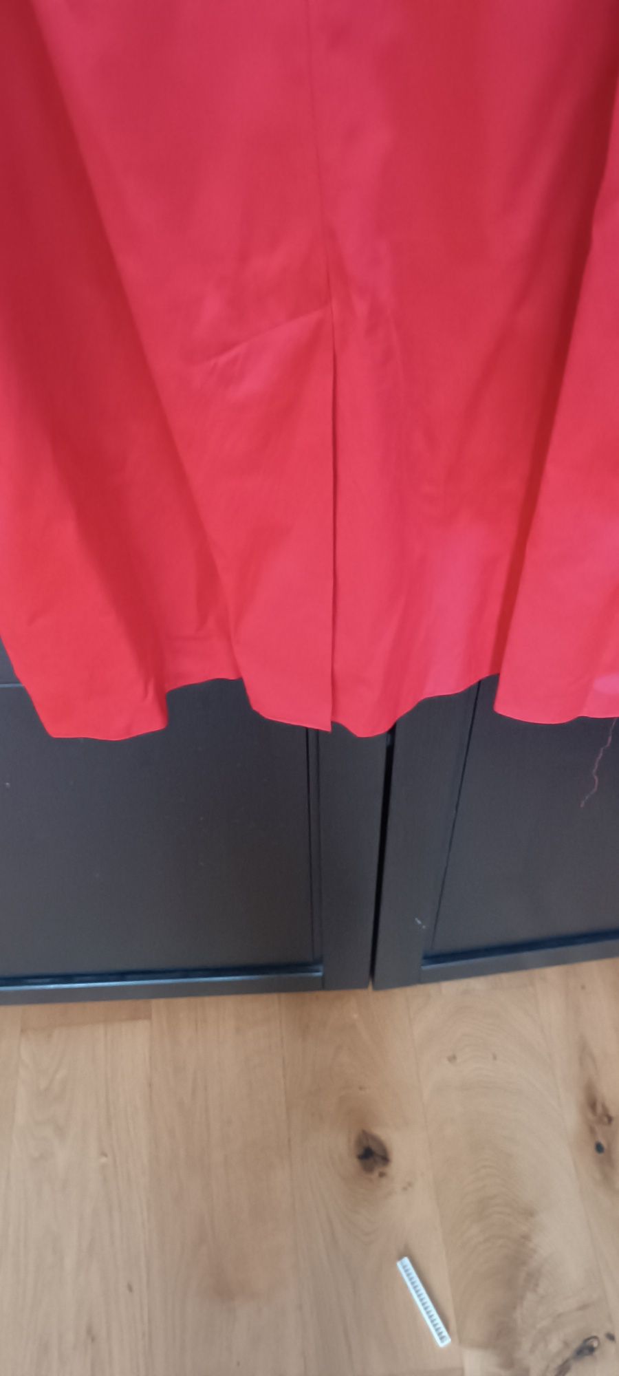 Czerwona sukienka z kokardą ślub komunia chrzciny 44 Zara reserved man