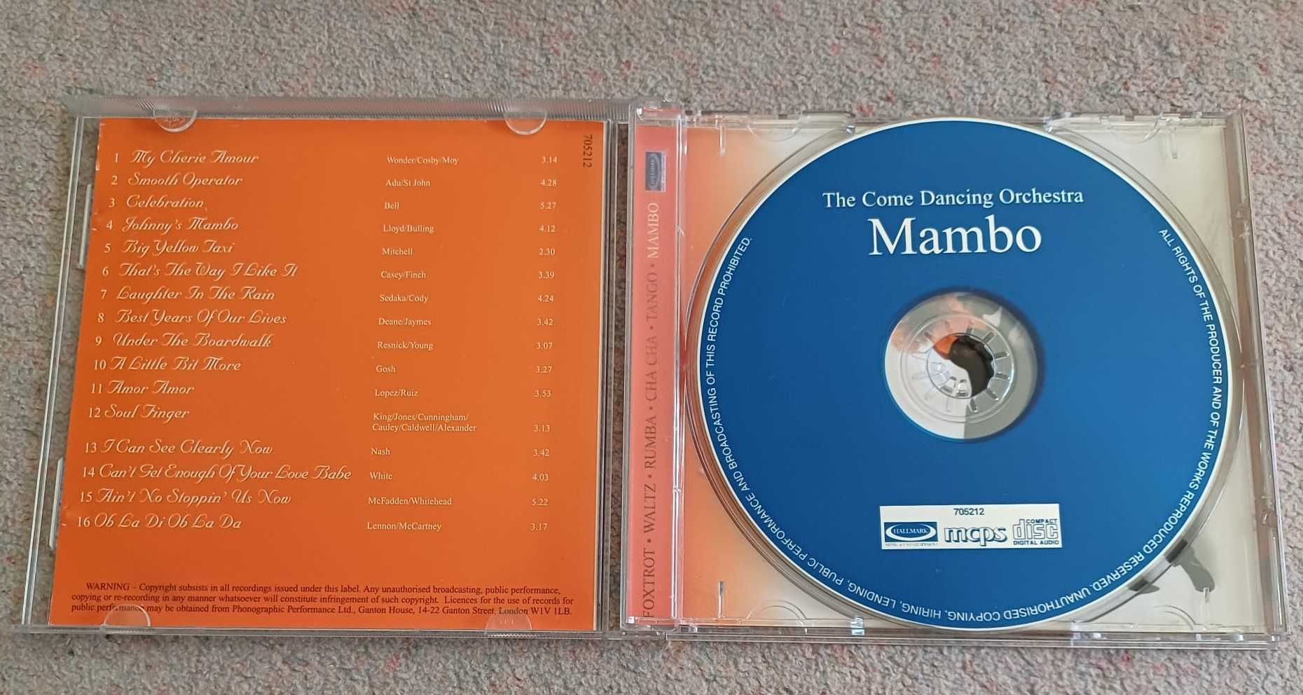 CD - Mambo - Come Dancing Orchestra, Edição Hallmark