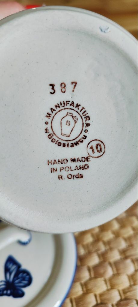 Smalcówka, pojemnik z pokrywką 0,5l Manufaktura Bolesławiec