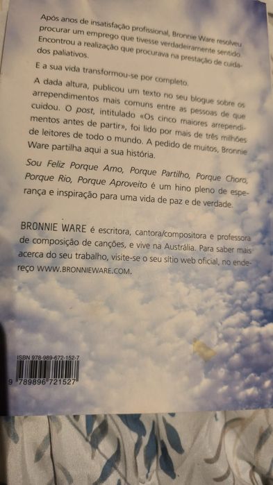 Livro sou feliz - Bonnie Ware