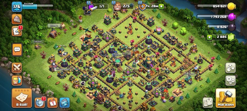 Clash of clans 14 town hall,клеш оф кленс акаунт 14 ратуша