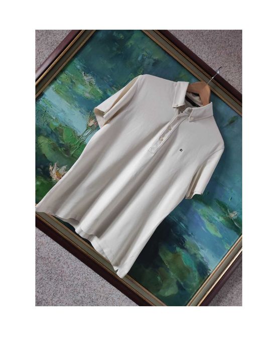 Esprit koszulka polo z kołnierzykiem krótki rękaw elegancka letnia