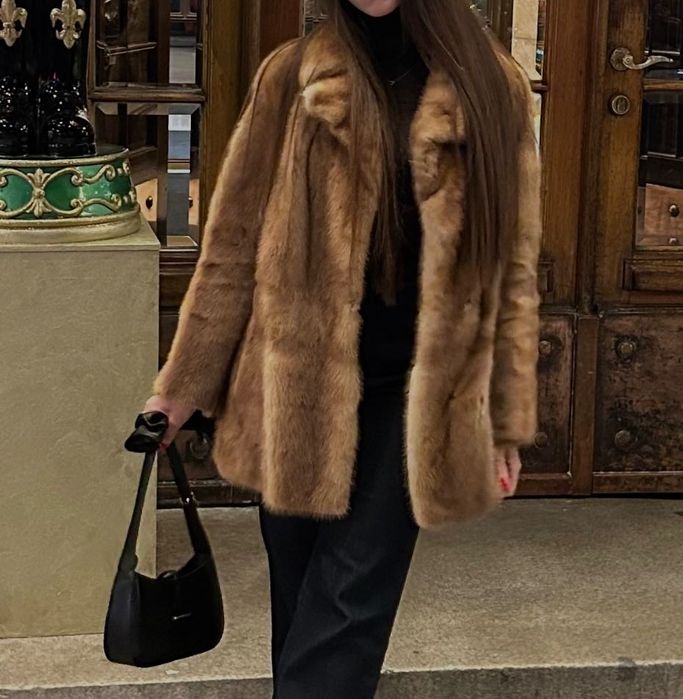 Норкова шуба. Шуба з хутра норки