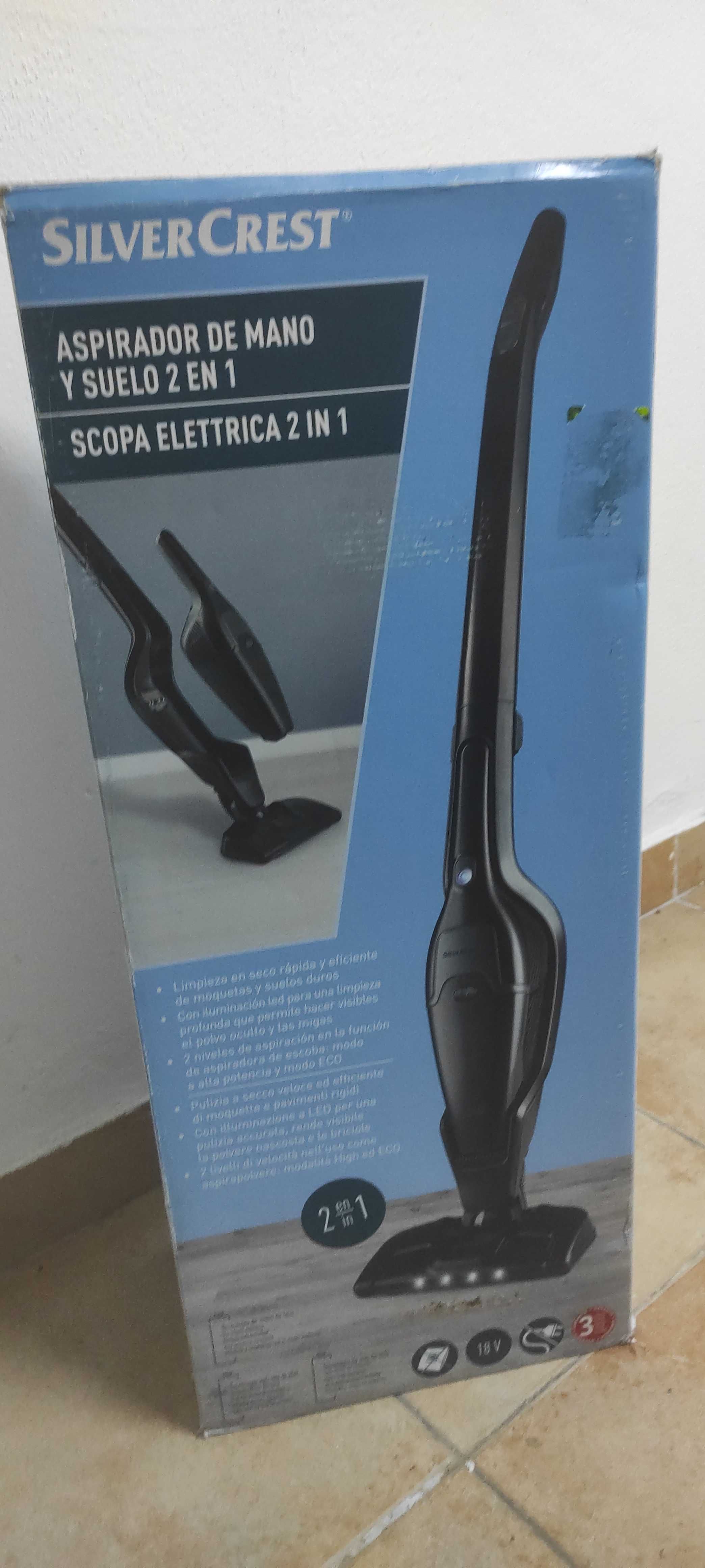Aspirador vertical sem fios da Silver Crest (Lidl)