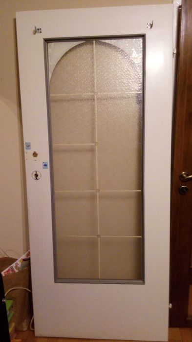 Drzwi wewnętrzne 80cm/70cm prawe/lewe białe/w okleinie/brązowe-okazja!