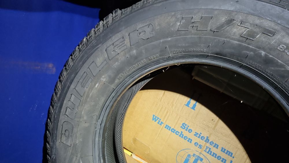 5 x Nowe Opony 255 70 R18 113S M+S Bridgestone Dueler H/T Zimowe