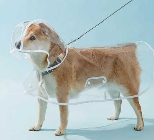Capa de Chuva Transparente à Prova d'Água para Cães - 3XL (nova)