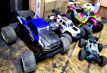 4 x modele RC HPI Savage X + elektryczne + akcesoria+ baterie, częsci!