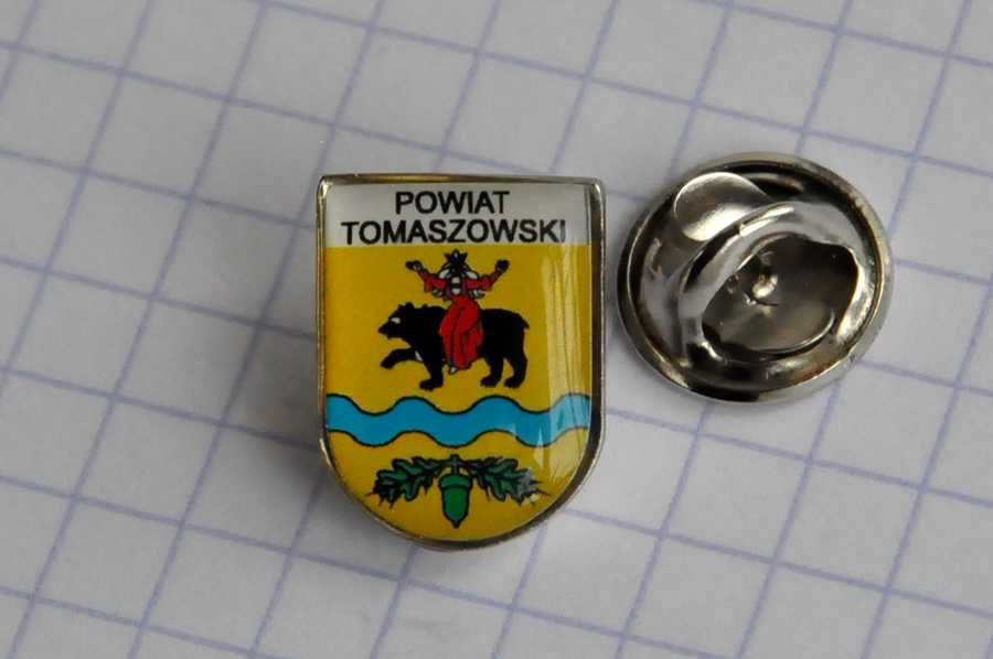 TOMASZÓW MAZOWIECKI powiat tomaszowski - odznaka, pins, przypinka herb