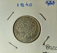 Moeda 50 centavos de 1940