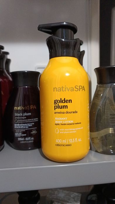 Loção nativa Spa ameixa dourada