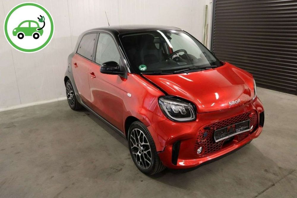 Smart Forfour 100% Elektryczny, Szklany Dach, Szybkie Ładowanie,