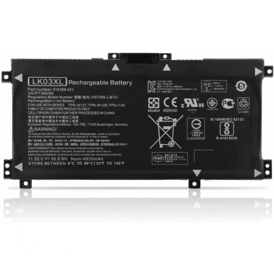 Bateria HP Envy X360 LK03XL 11.55V 3500mAh