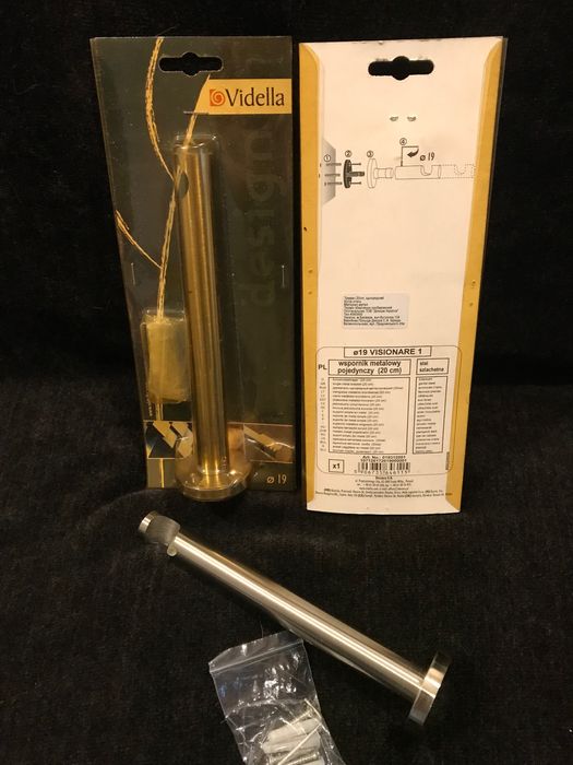 Держатель карниза однорядный металлический VIDELLA d.19, Польша