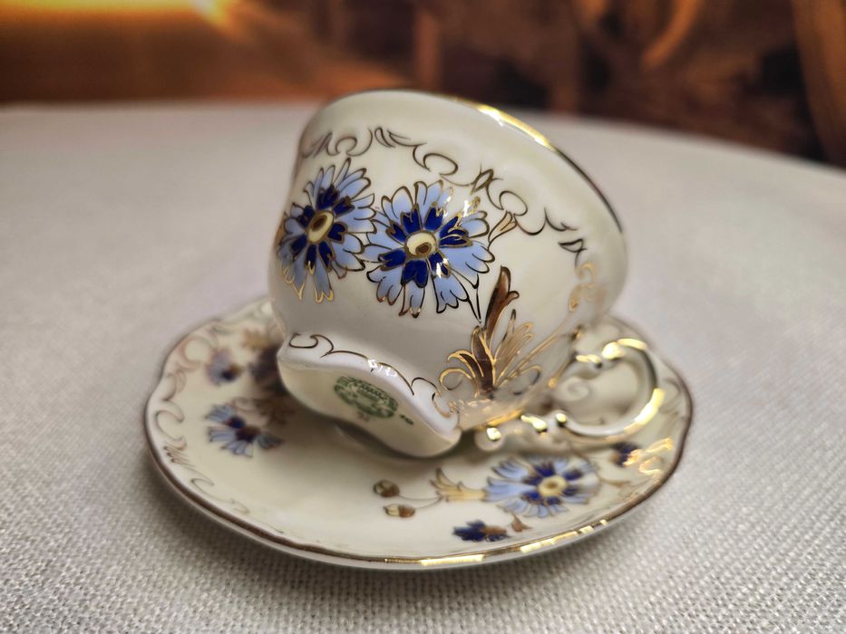 Porcelanowy zestaw śniadaniowy Duo firmy Zsolnay Hungary