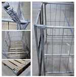 Kosz paletowy ocynk paleta 1500x1200x1200