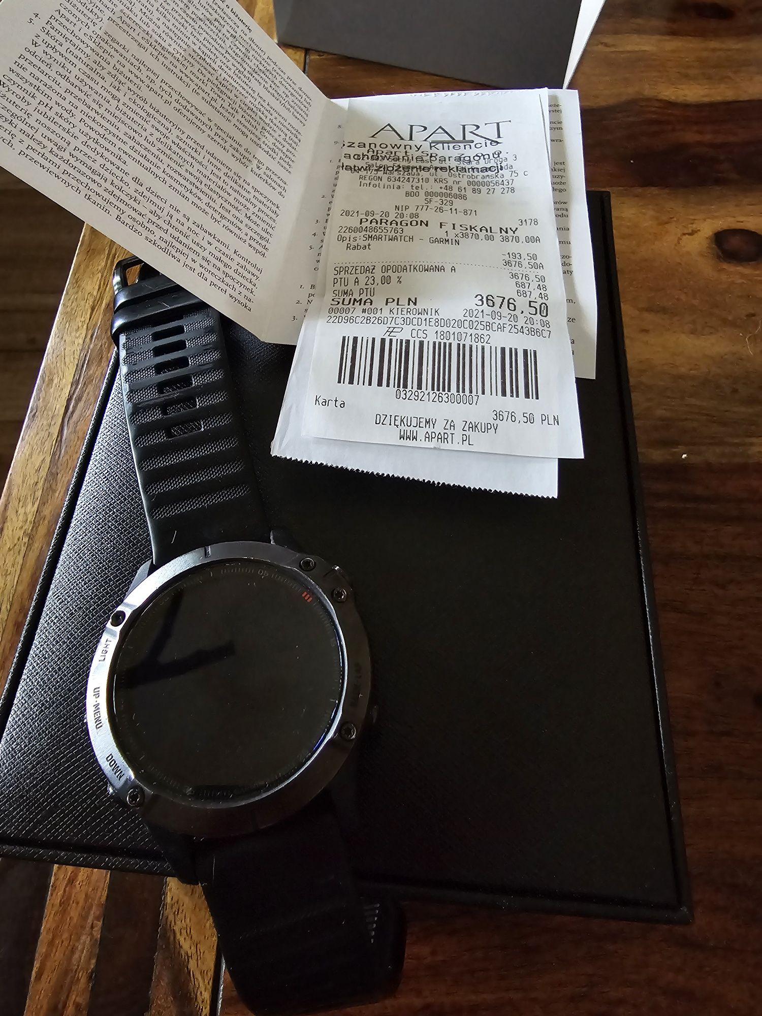 Garmin Fenix 6 sapphire