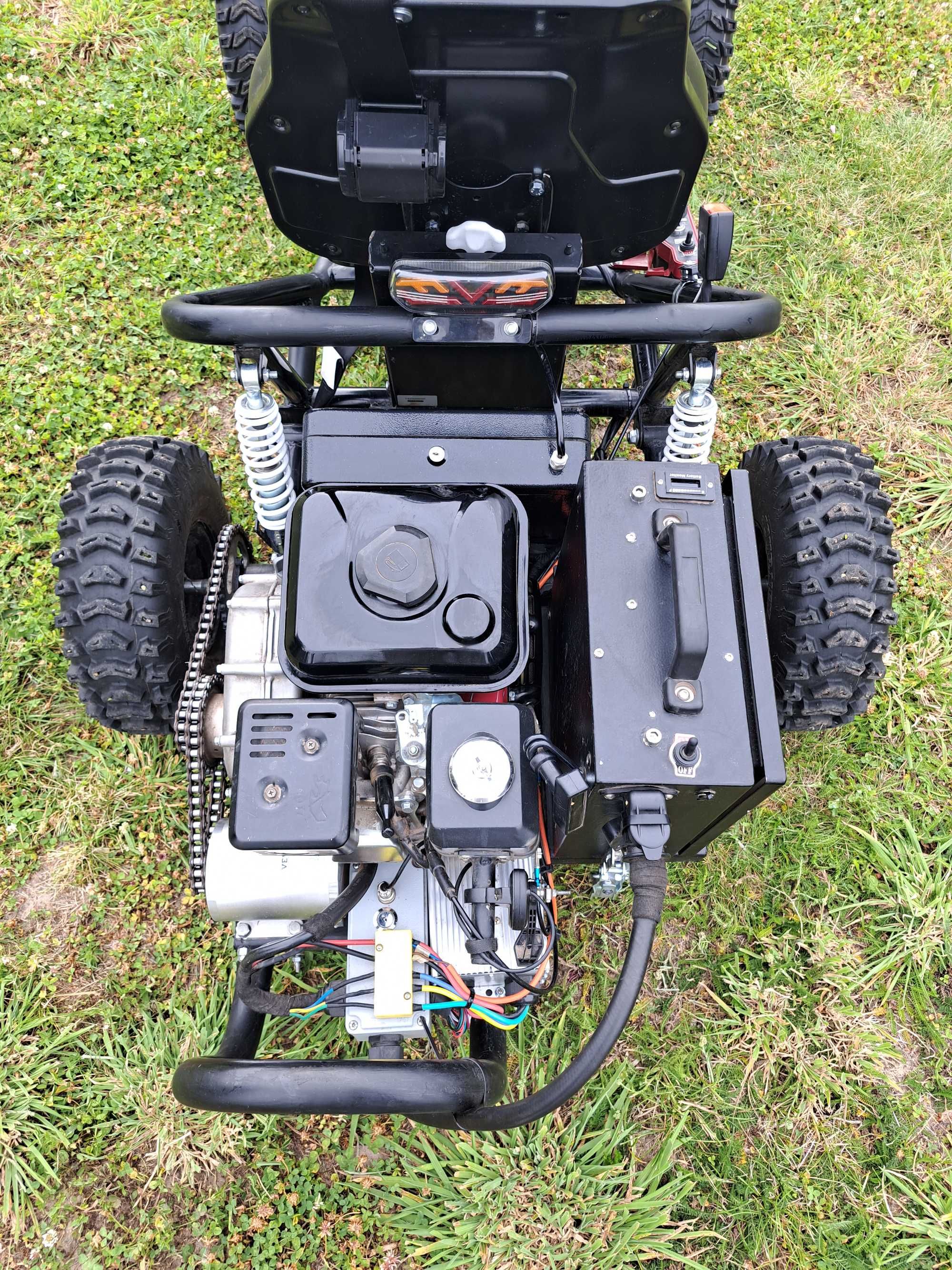 GOKART buggy terenowy offroad spalinowo elektryczny HYBRYDOWY hybryda