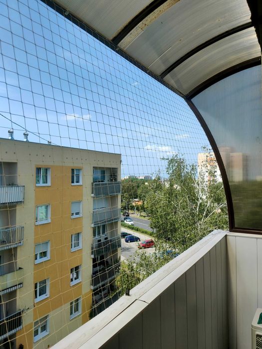 Siatka dla kota, siatka na balkon, taras, przed gołębiami, moskitiery