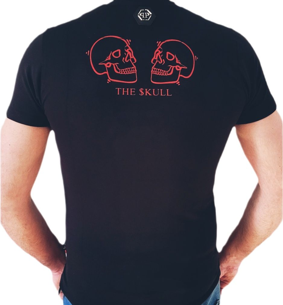Koszulka męska Philipp Plein Skull Duo
