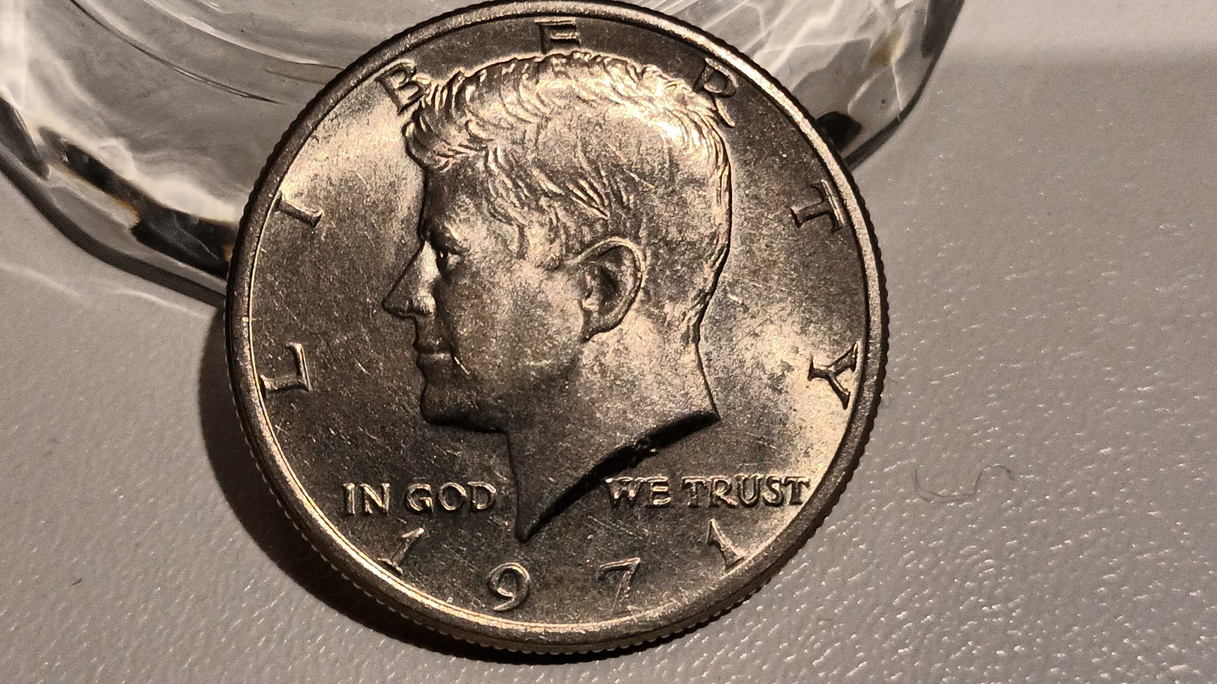 USA, Kennedy, Half Dollar 1971 Stan.!