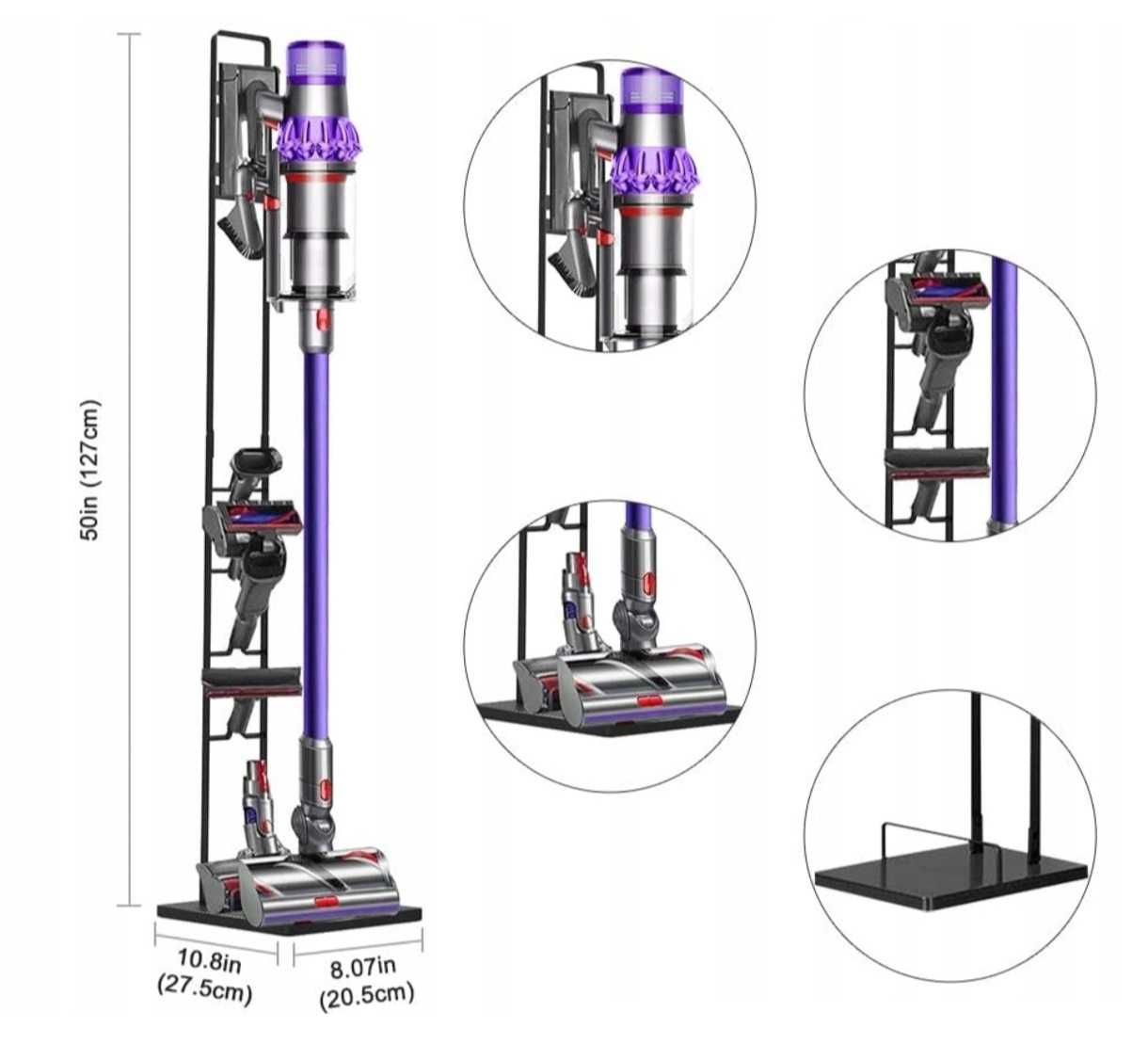 Nowy Stojak do Odkurzaczy Dyson V7 V8 V10 V11 V12 V15 GEN5 Uchwyt
